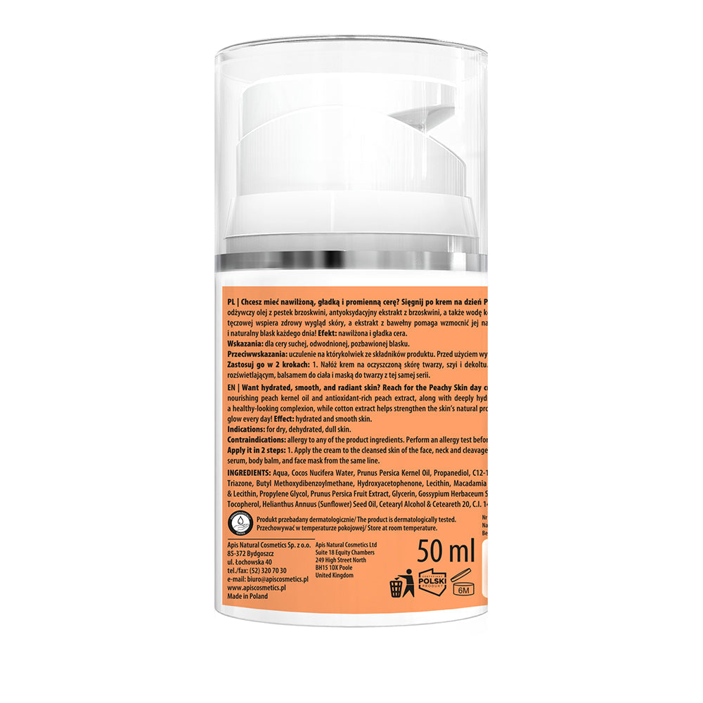 Apis Peachy Skin Moisturizing Day Cream SPF 20 50ml product view 2