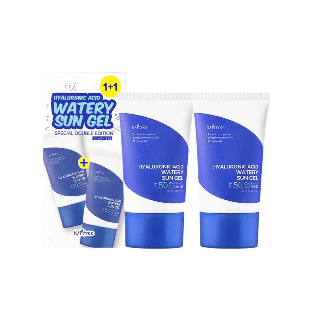 Isntree Hyaluronic Acid Watery SPF 50 Sun Gel 2 x 50 ml