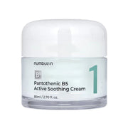 Numbuzu Pantothenic B5 Active Soothing Cream jar on a white background