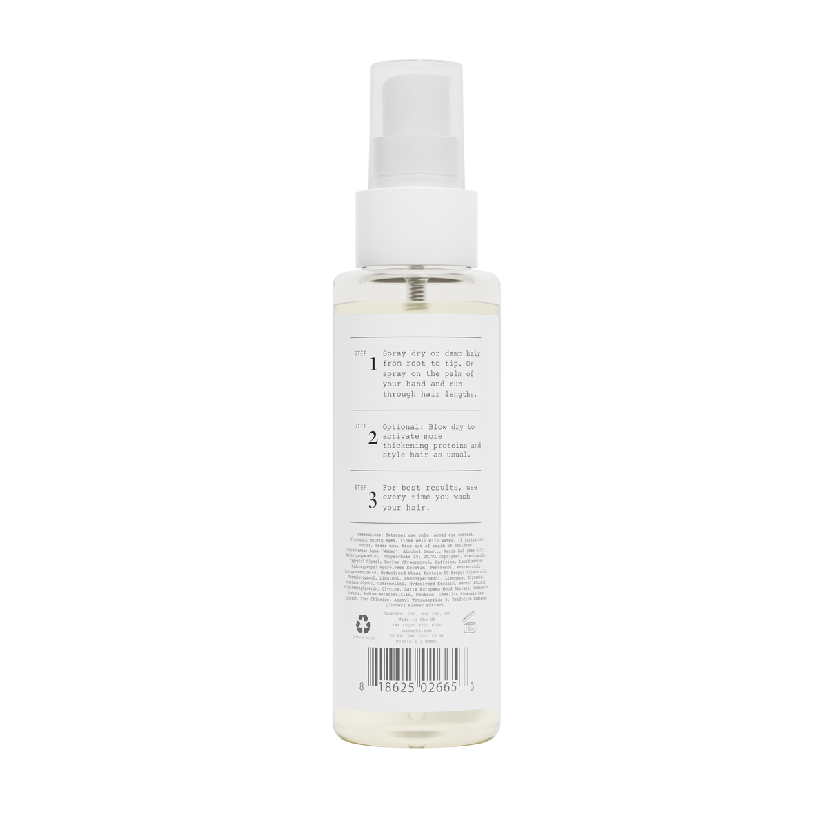 Nanogen Root Boost Thickening Spray 100ml