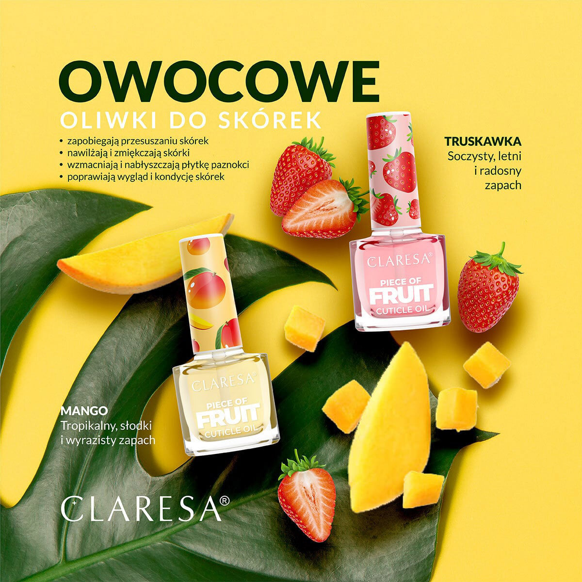 CLARESA Strawberry Cuticle Oil 5ml product view 2