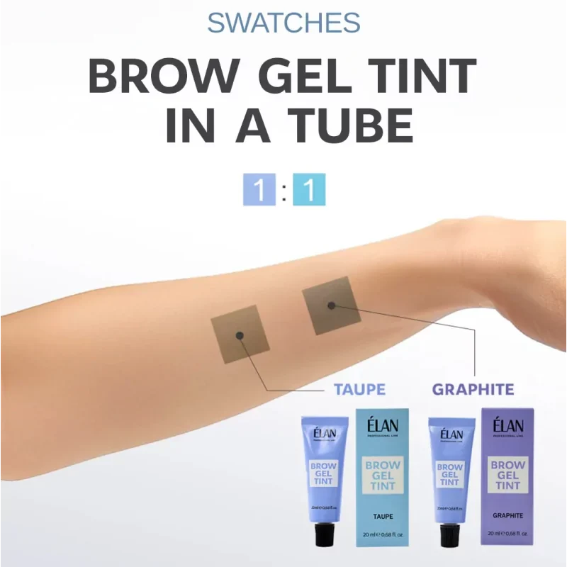 Elan Brow Tint In Graphite Shade 20ml
