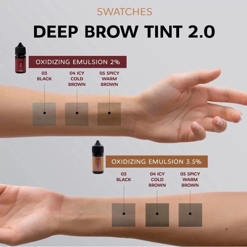Elan Spicy Warm Brown Professional Brow Tint