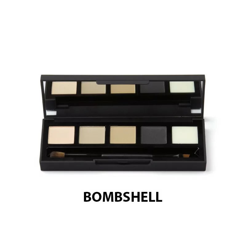 HD Brows Eye And Brow Palette Bombshell Open With Brush