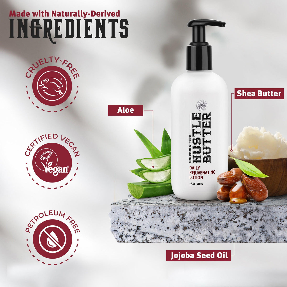 Hustle Butter Daily Rejuvenating Lotion 295ml product view 6